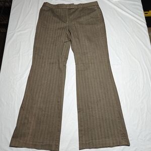Ann Taylor Pinstripe Women's Wide Leg Dress Pants Size 12